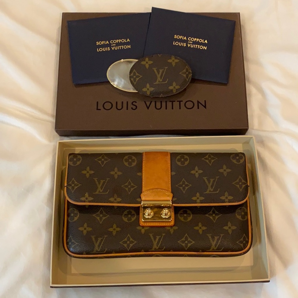 Louis Vuitton Monogram Sophia Coppola Coll. clutch